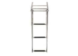 Telescopische cassette ladder 3 treden voor dekmontage.
