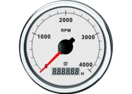 Vetus Toerenteller-urenteller, wit 4000 toeren