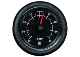 Ampèremeter Vetus zwart 80A 12/24V