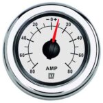 Ampèremeter Vetus wit 80A 12/24V