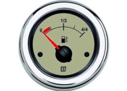 Brandstofmeter Vetus 12/24V creme