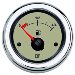 Brandstofmeter Vetus 12/24V creme
