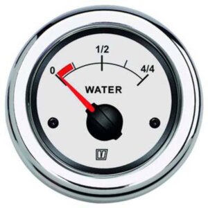 Watermeter Vetus 12/24V wit