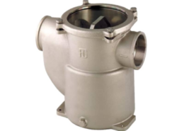 Koelwaterfilter vernikkeld brons zijaansluiting 5700 L/u