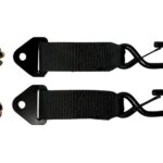 S-Hook adapters tbv automatisch oprolbare spanbanden, 2 stuks