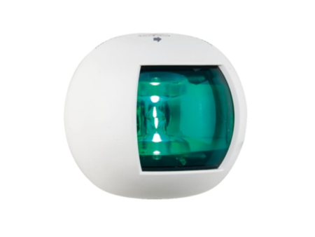 Navigatie verlichting groen LED, wit huis