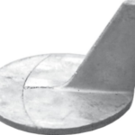 Magnesium anode Mercruiser/Sterndrive, Cutdown Skeg (OEM 46399)