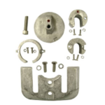 Navalloy aluminium anode kit; Mercury Bravo-1, 1988 - Present