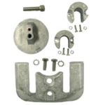 Navalloy aluminium anode kit; Mercury Bravo-2, 1989 - Present & Bravo-3, 1989 - 2003