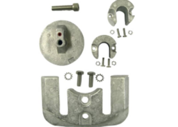 Navalloy aluminium anode kit; Mercury Bravo-2, 1989 - Present & Bravo-3, 1989 - 2003