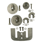 Navalloy aluminium anode kit; Mercury Bravo-3, 2004 - Present
