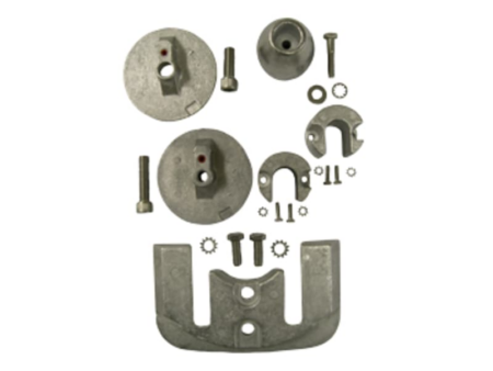 Navalloy aluminium anode kit; Mercury Bravo-3, 2004 - Present