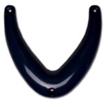Boegfender 33 x 35cm diep donkerblauw