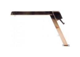RVS 316 davit met vaste arm maximaal 120 kg per paar - prijs per stuk