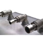 RVS verticale brandstoftank 50 ltr