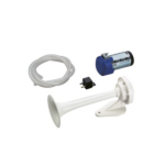 Scheepshoorn ABS wit met compressor 12v