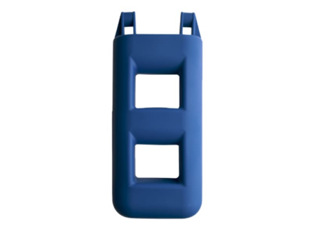 Trapfender 2 treden 25x12x55 cm blauw