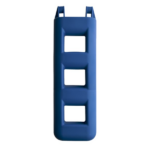 Trapfender 3 treden 25x12x75 cm blauw