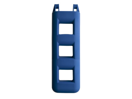 Trapfender 3 treden 25x12x75 cm blauw