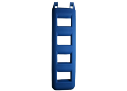 Trapfender 4 treden 25x12x95 cm blauw