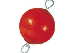 Ankerboei met stang 400 x 750 mm, rood