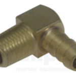 Slangtule haaks 1/4"NPT voor slang 10 mm