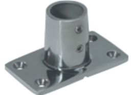 Railingsteun RVS 316 90 graden railing 22,25 mm