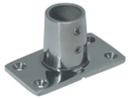 Railingsteun RVS 316 90 graden railing 22,25 mm