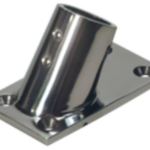 Railingsteun RVS 316 60 graden railing 22,25 mm