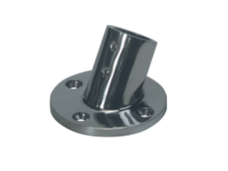 Railingsteun RVS 316 60 graden railing 25,4 mm
