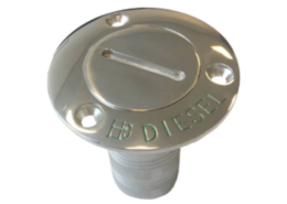 Dekvuldop Diesel 38 mm, RVS