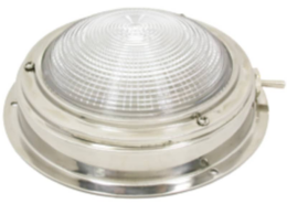 Kajuitlamp RVS, 140 mm