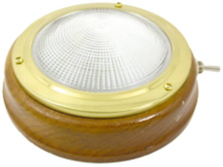 Messing kajuitlamp 145 mm