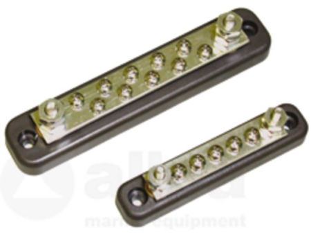 Verbindingsstrip 5-verbindingen, 100A, 106x22mm
