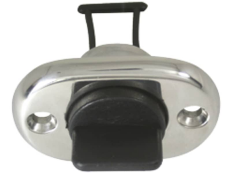 RVS loosplug met kunststof plug