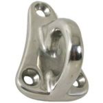 RVS Fenderhaak, A=33mm, B=29mm, C=21mm (per paar) (max. lijn Ø10mm)