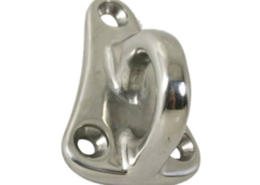 RVS Fenderhaak, A=33mm, B=29mm, C=21mm (per paar) (max. lijn Ø10mm)