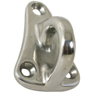 RVS Fenderhaak, A=33mm, B=29mm, C=21mm (per paar) (max. lijn Ø10mm)