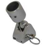 RVS Kogelscharnier afneembaar, voor 1" buis (25,4mm)