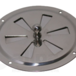 RVS 304 ventilatierooster rond 102 mm