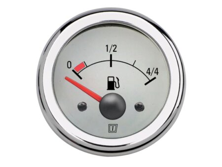 Brandstofmeter Vetus 12/24V wit