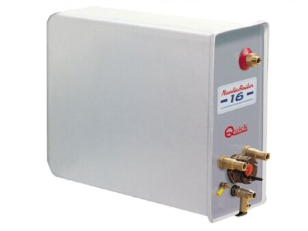RVS boiler Quick rechthoekig, 16 liter