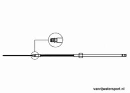 Stuurkabel - Monokabel M58 voor Ultraflex T67, 2.14 meter (7ft)