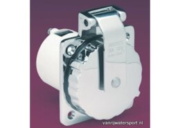 Marinco stopcontact vierkant RVS 16 A