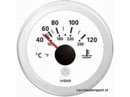 Temperatuurmeter koelwater wit Veratron VDO/Veratron