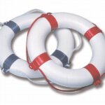 Reddingsboei rond 550 x 300 mm rood