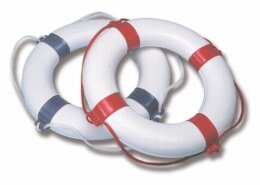Reddingsboei rond 550 x 300 mm rood