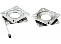 RVS draaiplateau met lock