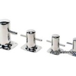 RVS 316 bolder Achilles 110 met voetplaat