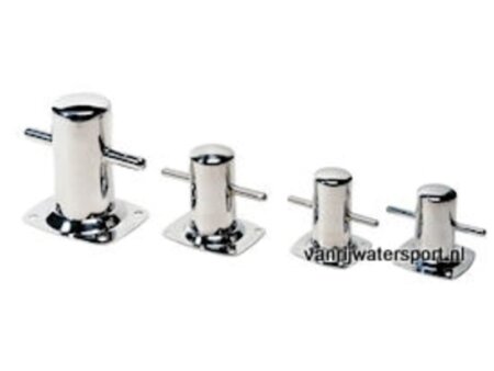 RVS 316 bolder Achilles 130 met voetplaat